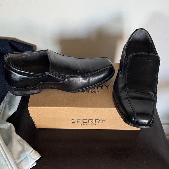 Sperry Men's Classic Black Slip-On Loafers - Picture 1 of 1